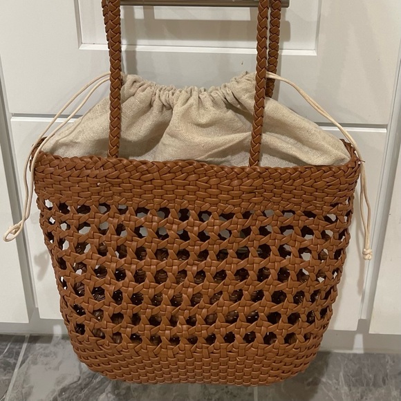 Zara woven shopper bag - Picture 3 of 4